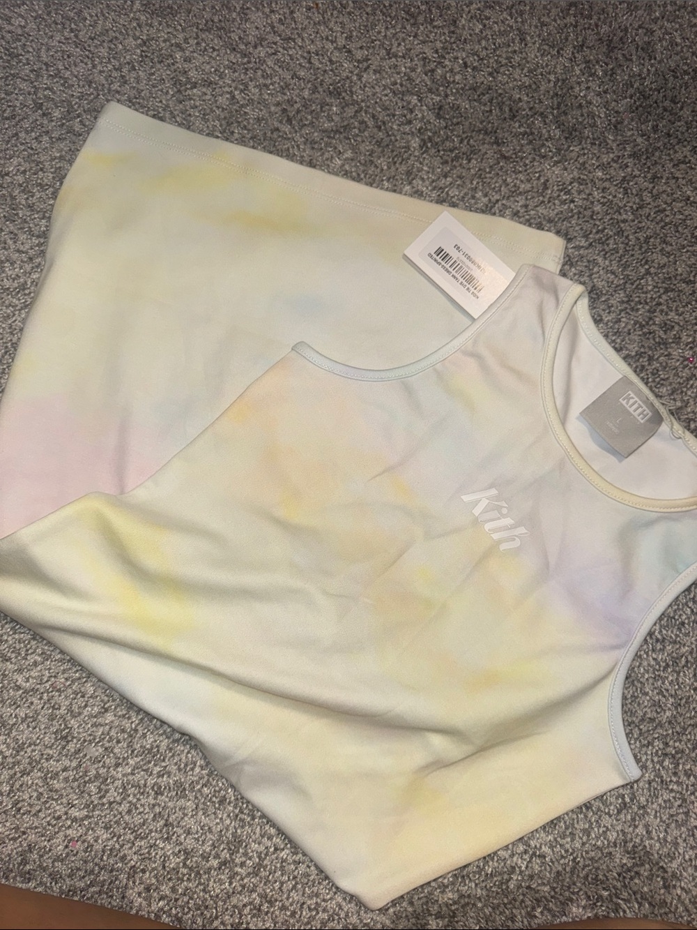 Kith kids Pastel Tie-Dye dress - Yellow, Pink, Blue